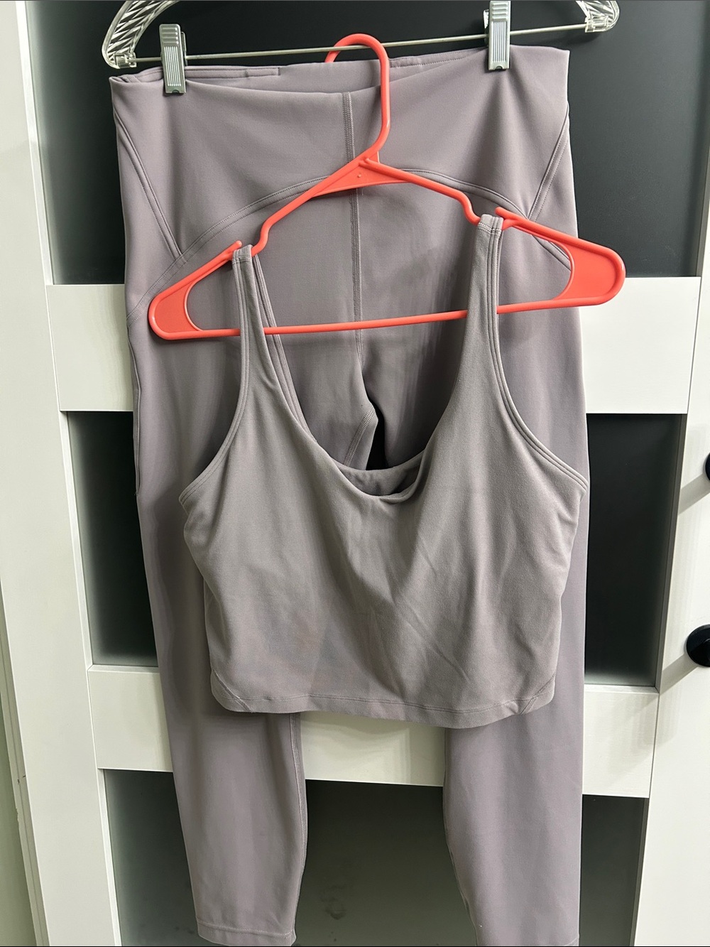 Lululemon Align Crop Tank & High-Waist Leggings Violet Verbana. Workout. Yoga